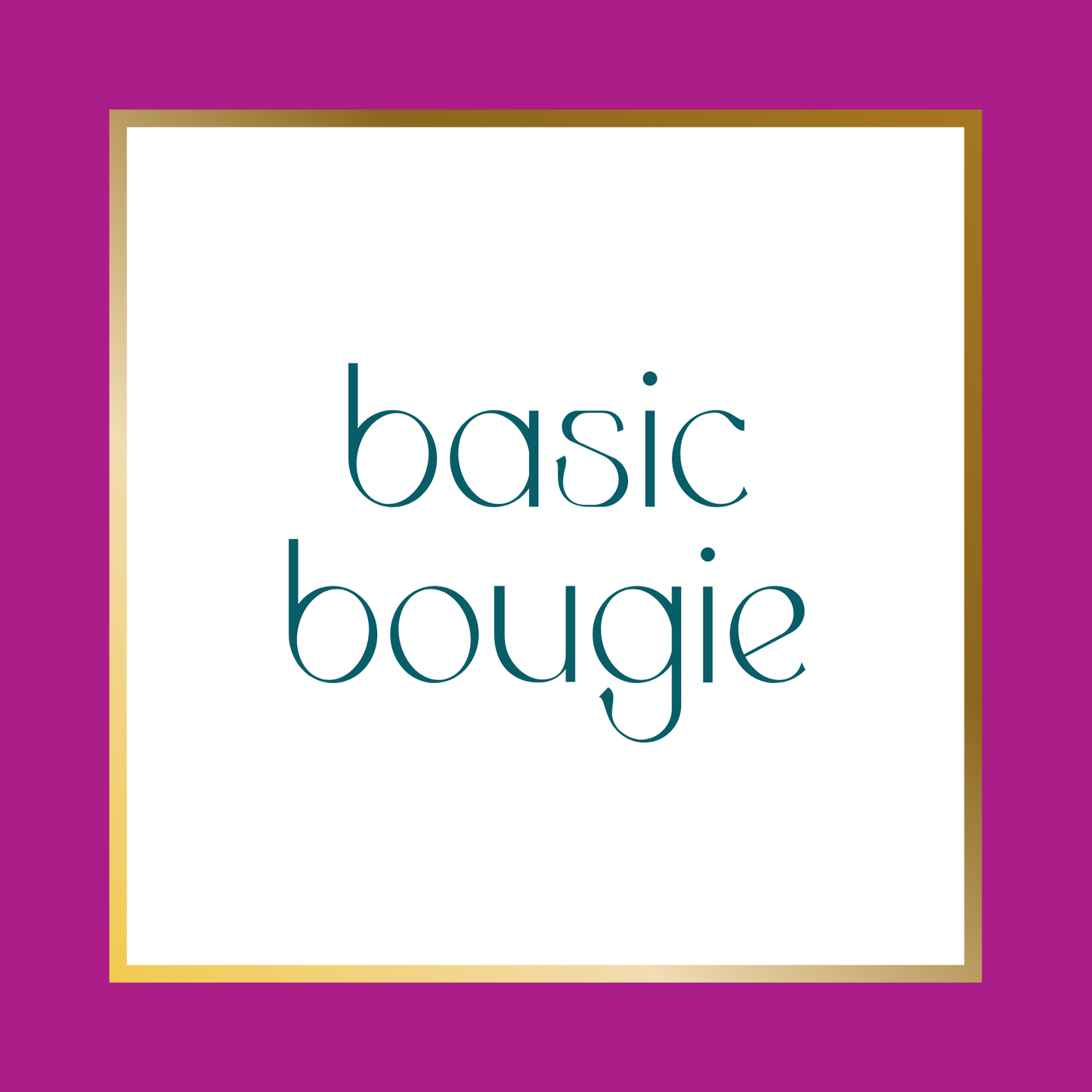 Card with Text: basic bougie