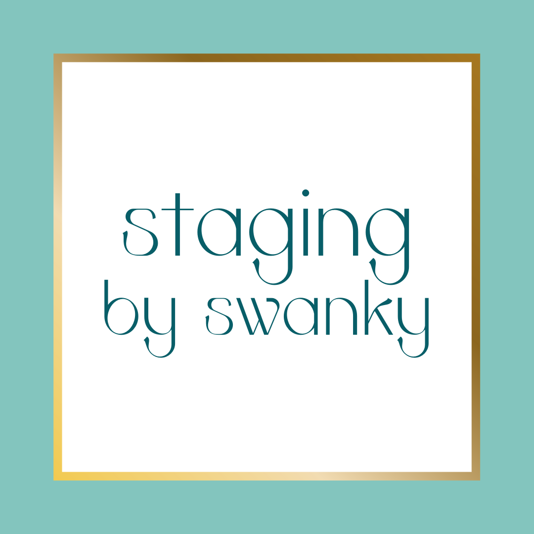Card with Text: staging by swanky